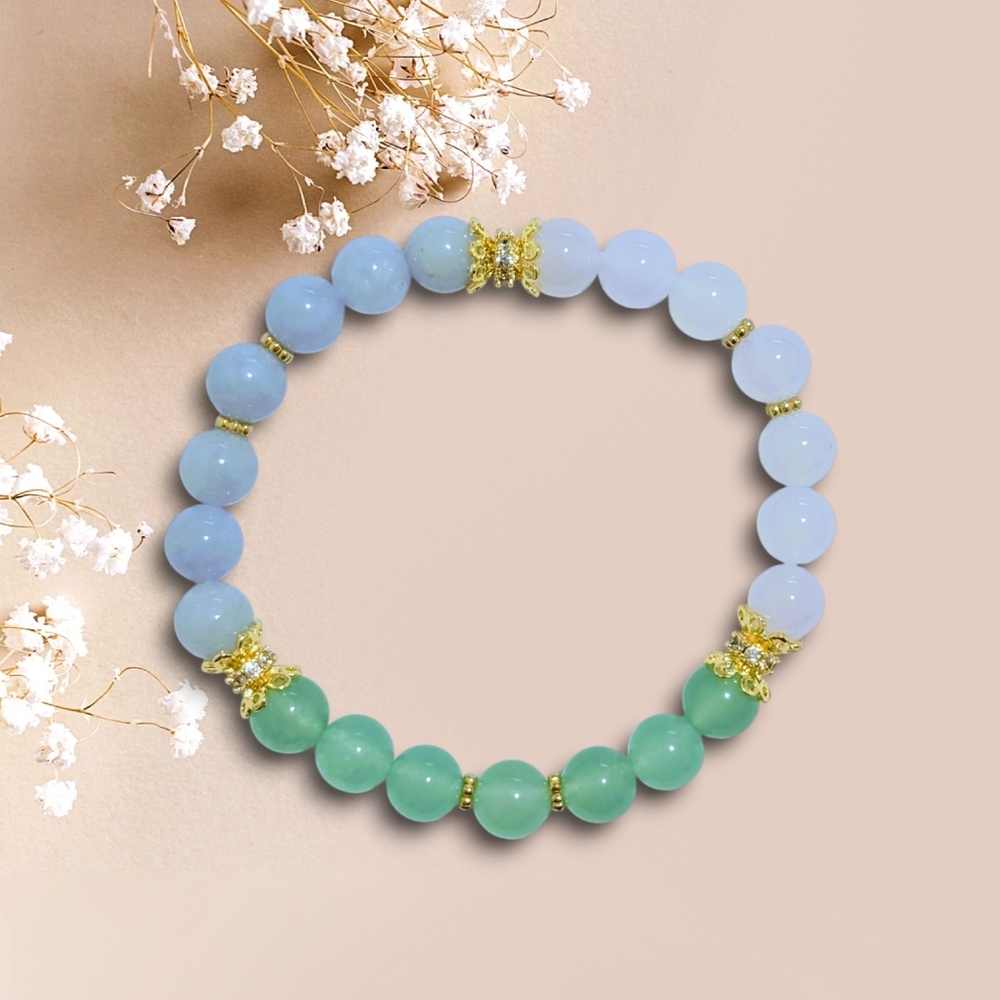 Jade/Agate/Chalcedony Bracelet